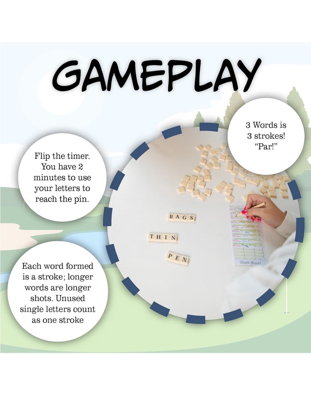 Continuum Games Word Golf Game NWT ⛳️ - Picture 4 of 7